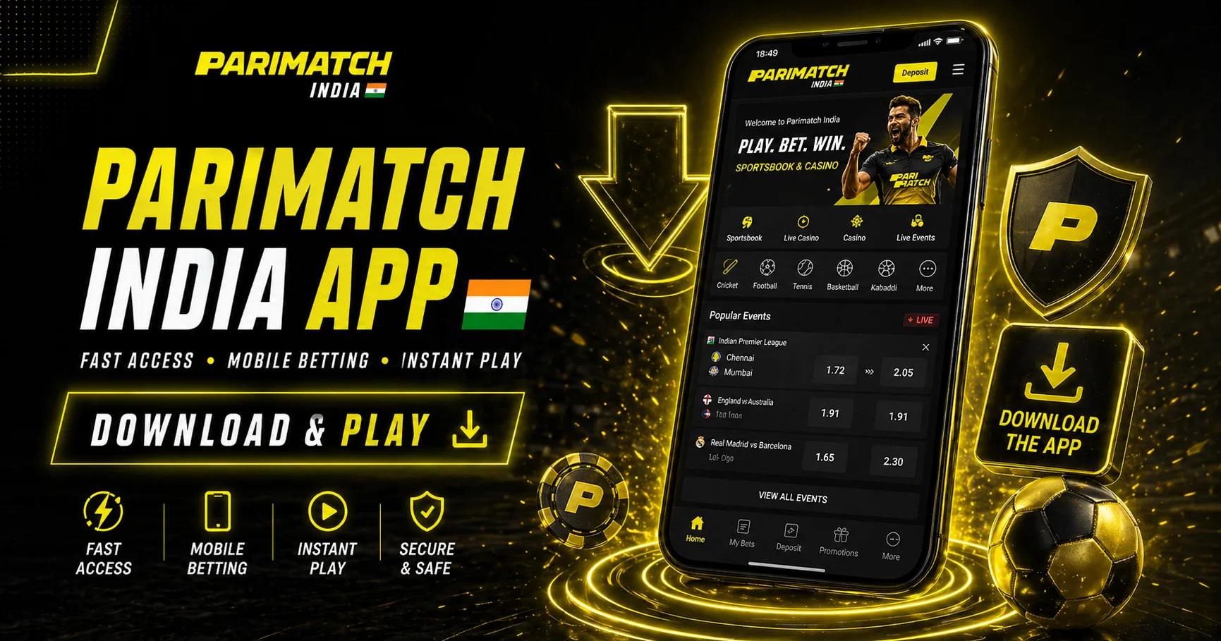 Parimatch India App — Android APK & iOS Download Guide