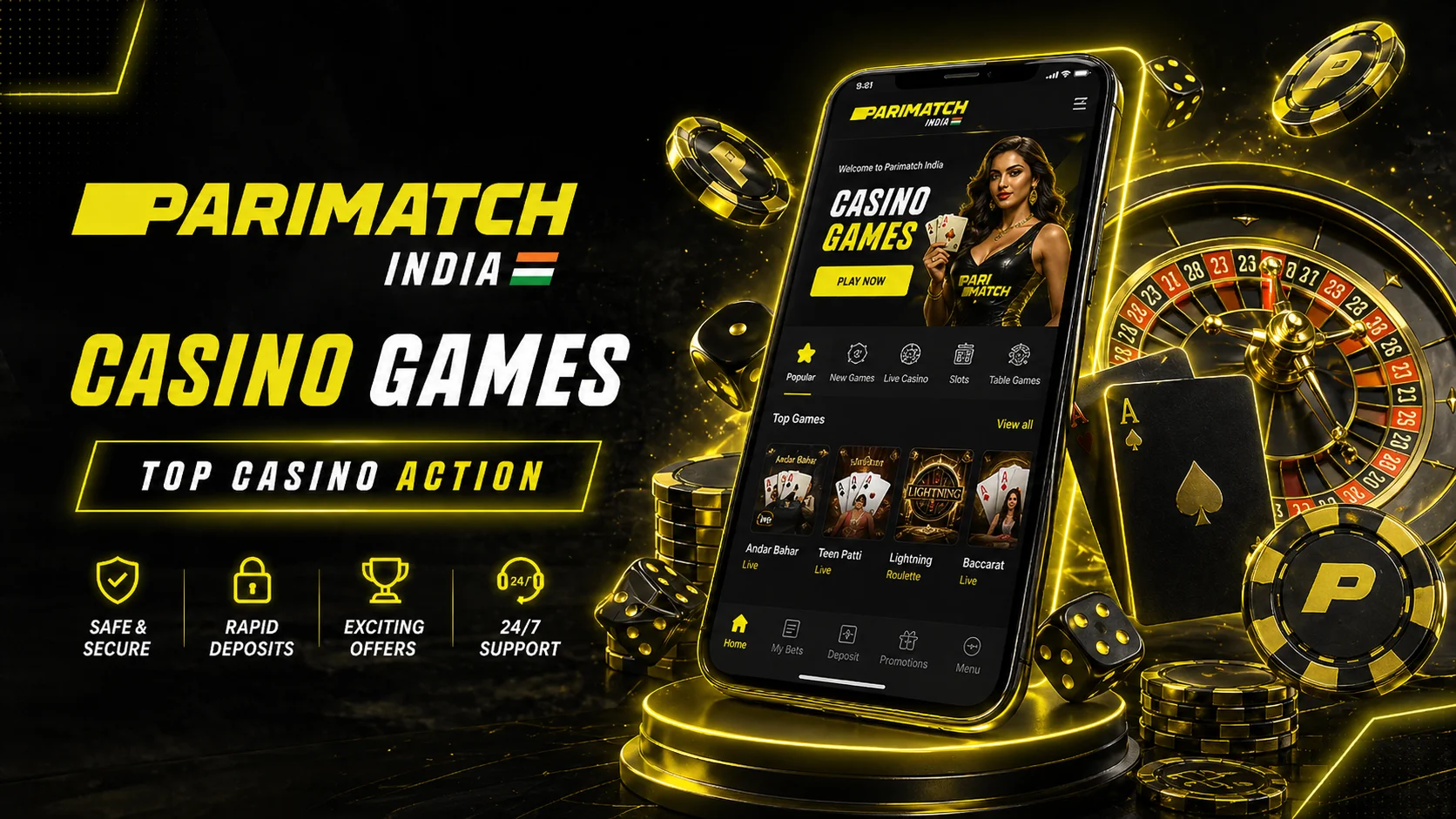Parimatch India Game Library — 5000+ Casino Games
