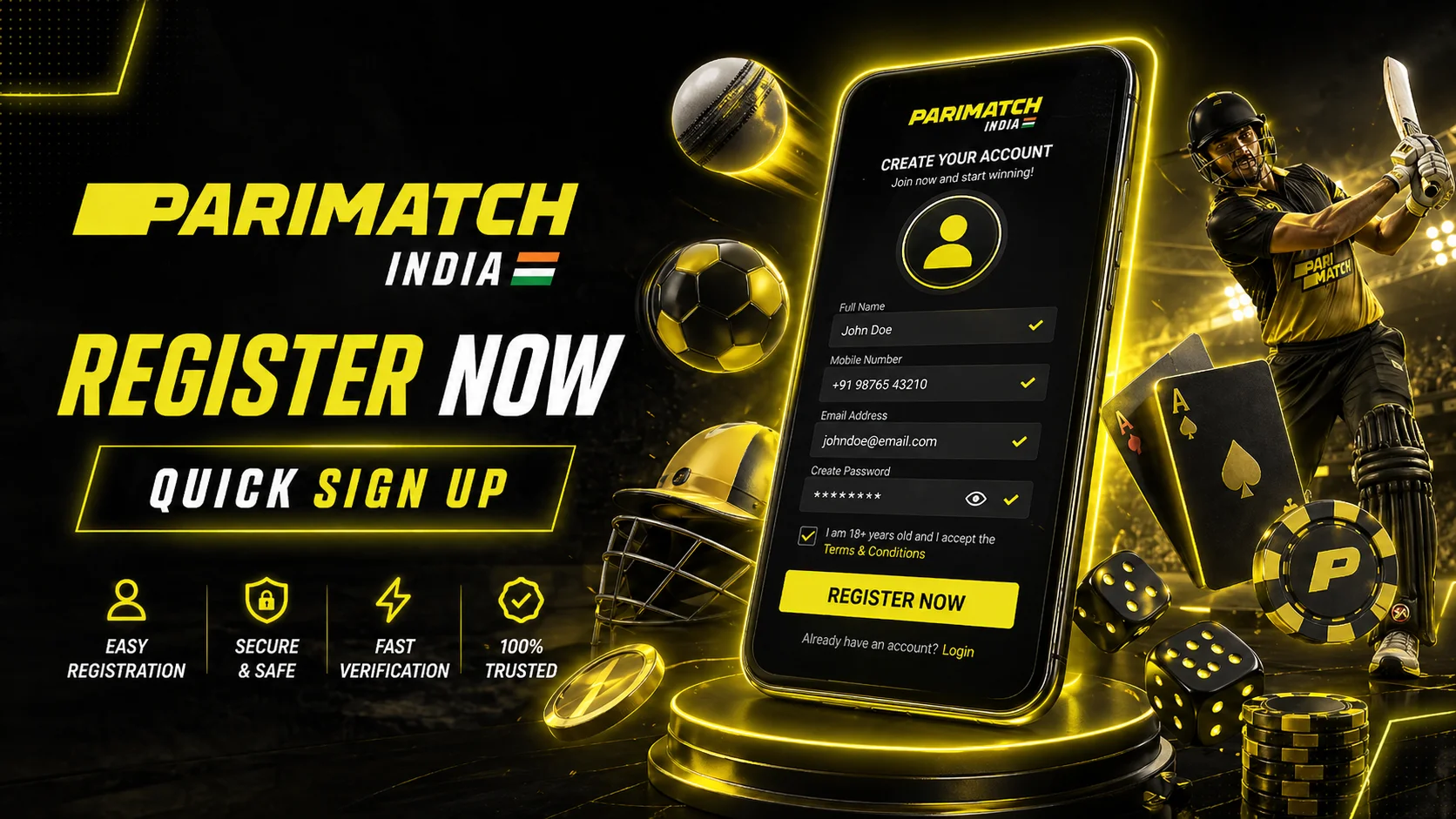 How to Register at Parimatch India — Step by Step Guide